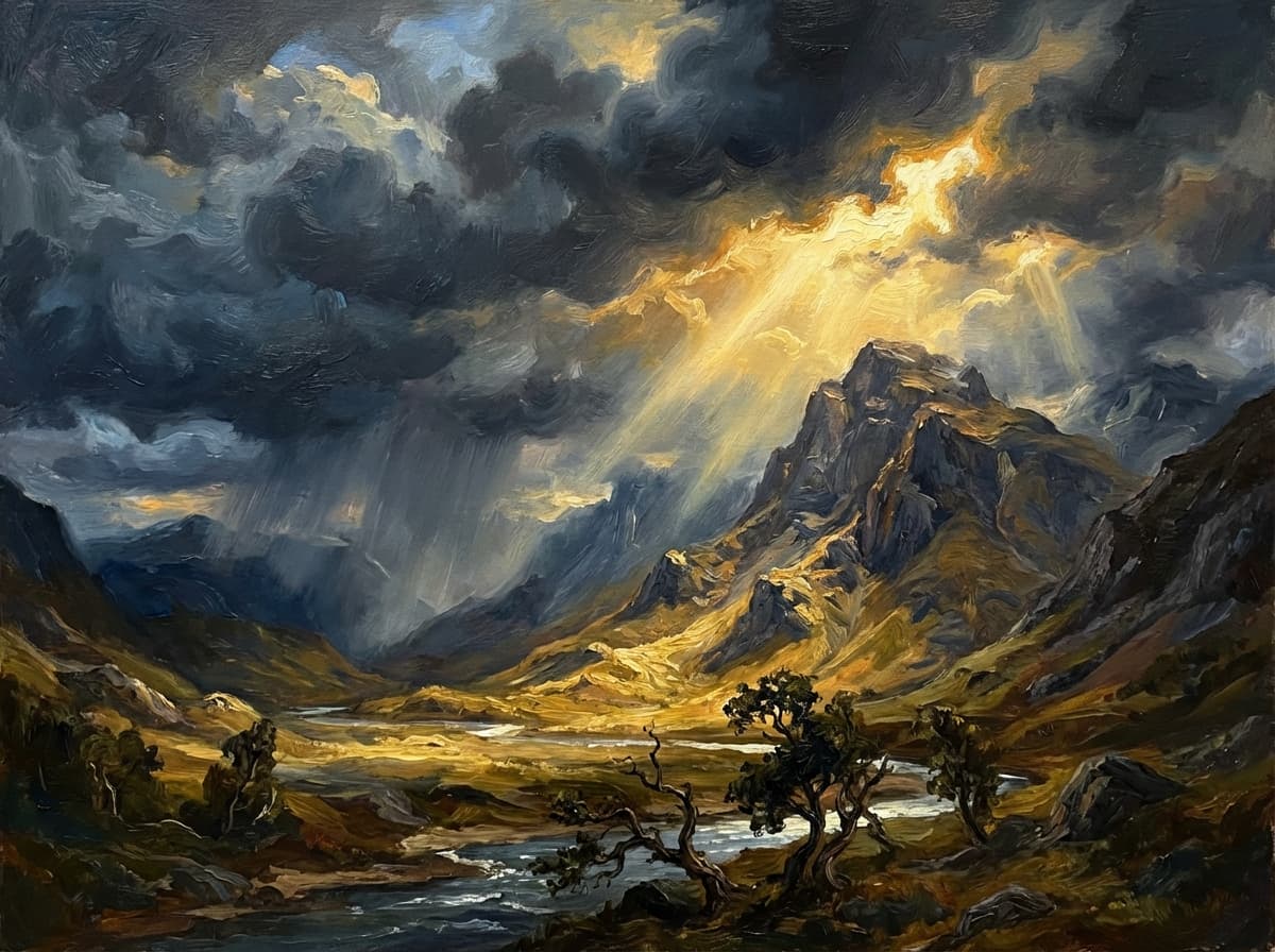 Oil Painting AI art example